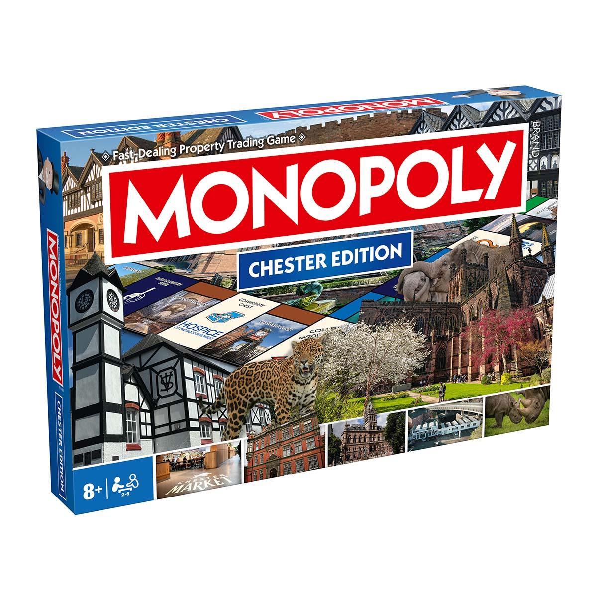 Winning Moves Monopoly Community: Chester Board Game