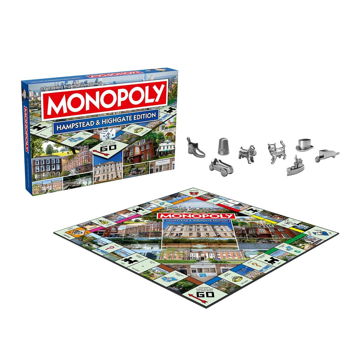 Winning Moves Monopoly Community: Hampstead & Highgate Board Game