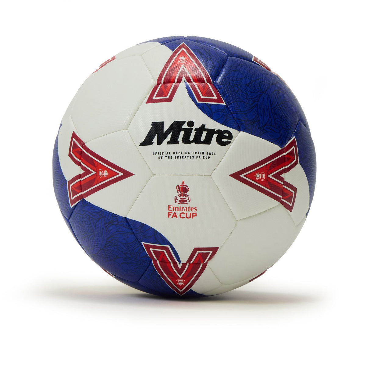 Mitre FA Cup Football 25/26 White/Blue/Red (Size 5)