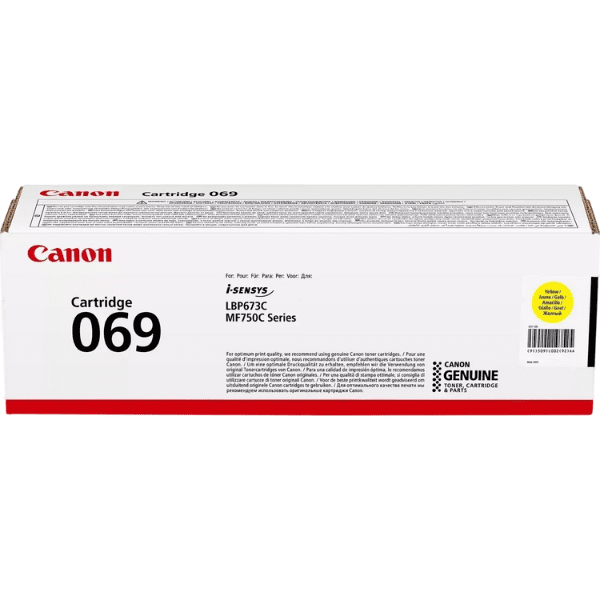 Canon 069 Yellow Standard Capacity Toner Cartridge