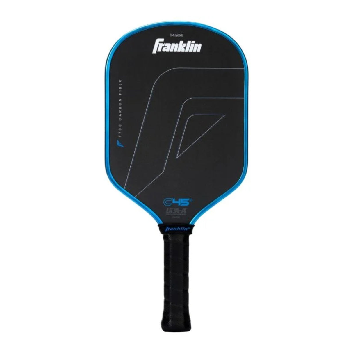 Franklin C45° Carbon Hybrid Series Pickleball Paddle 14mm Black/Blue