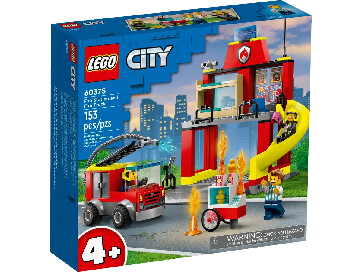 LEGO City Fire Station and Fire Engine