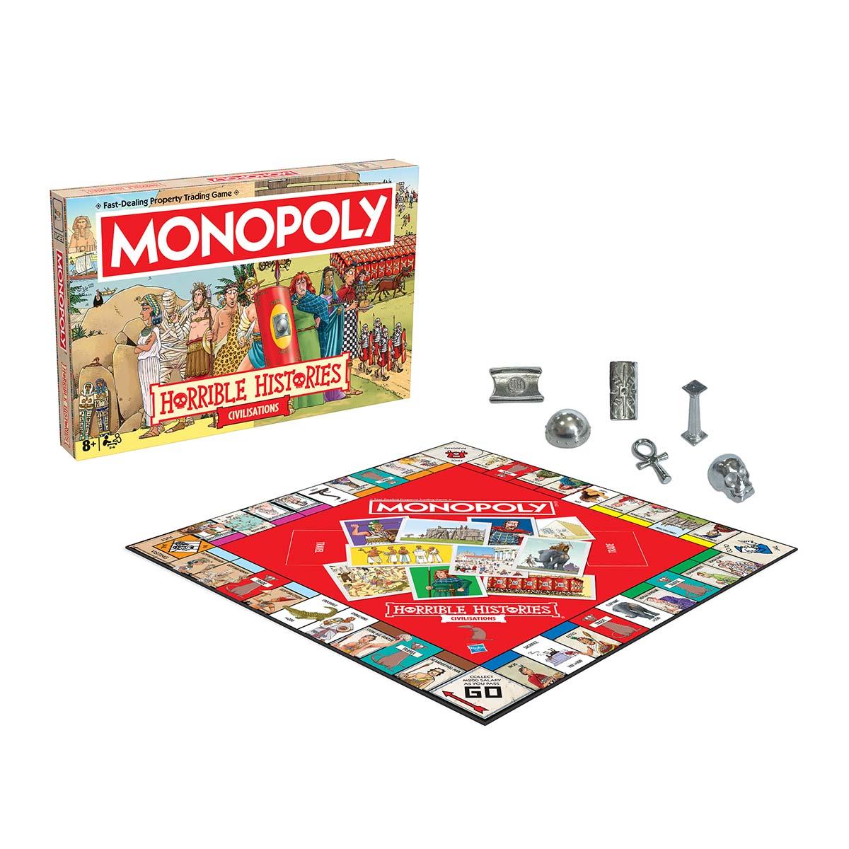 Winning Moves Monopoly Specials: Horrible Histories Ancient Civilisations Board Game