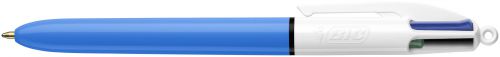 BIC 4 Colours Original Ballpoint Pen 1mm Tip Blue/White Barrel Black/Blue/Green/Red Ink (12pk)