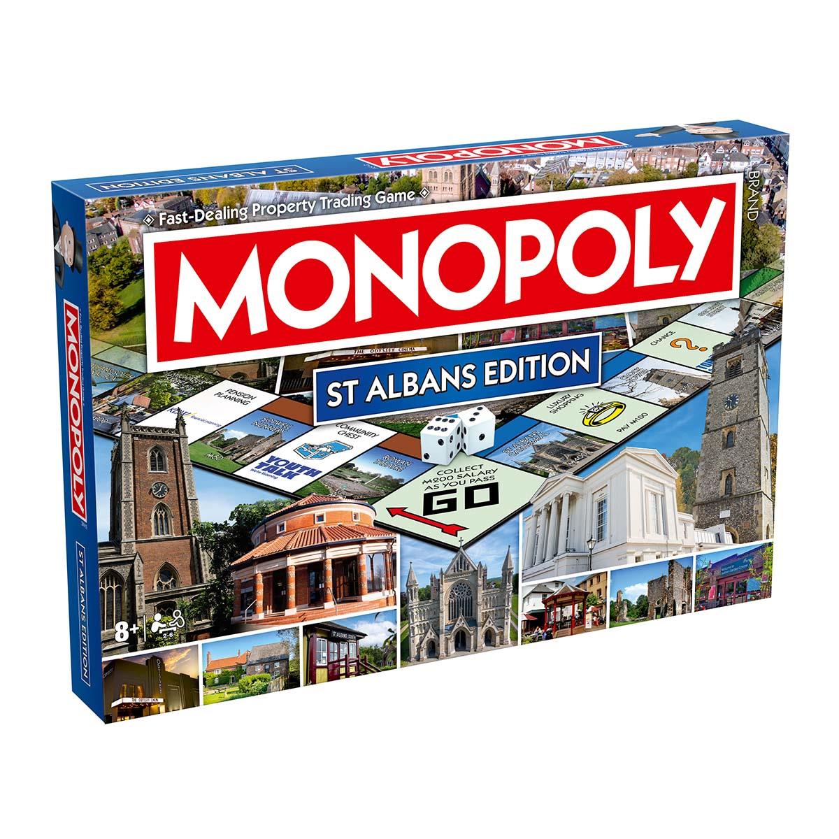 Winning Moves Monopoly Community: St Albans Board Game