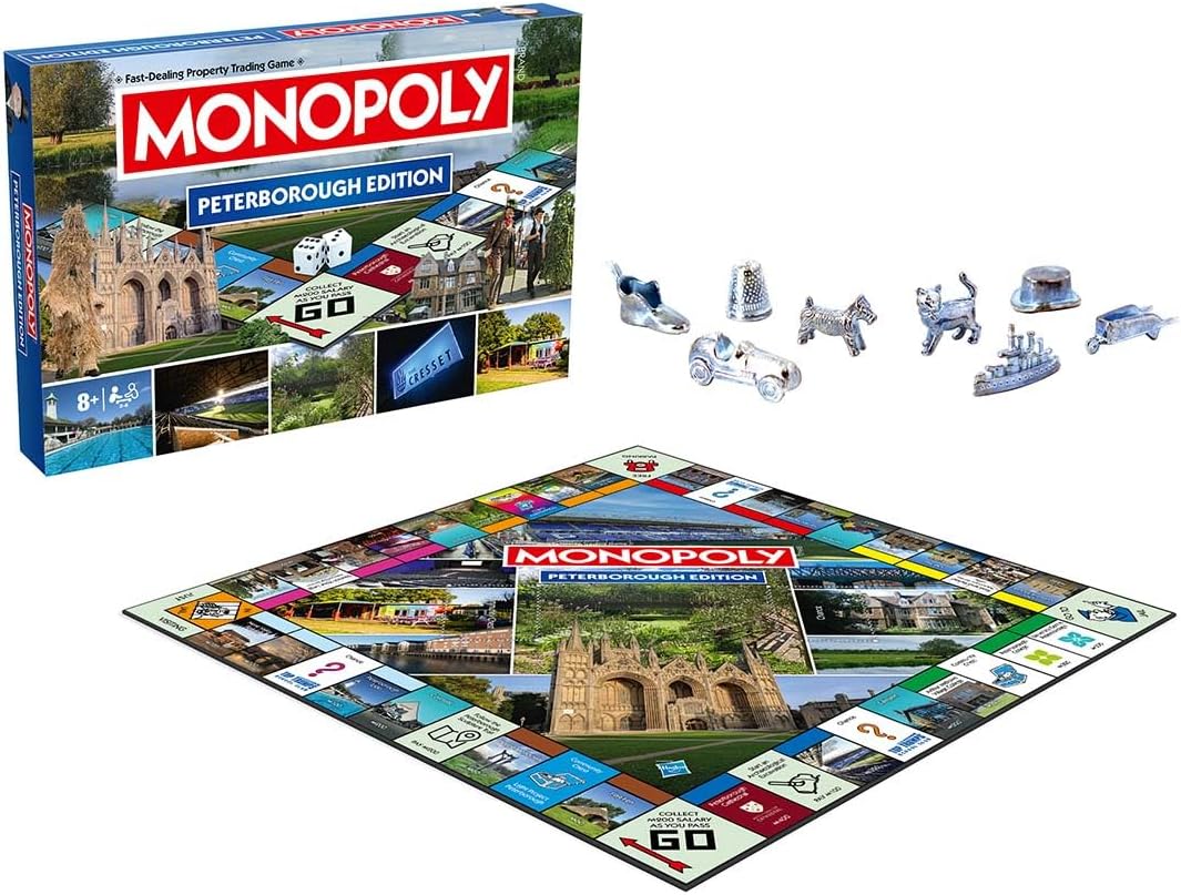 Winning Moves Monopoly Community: Peterborough Board Game