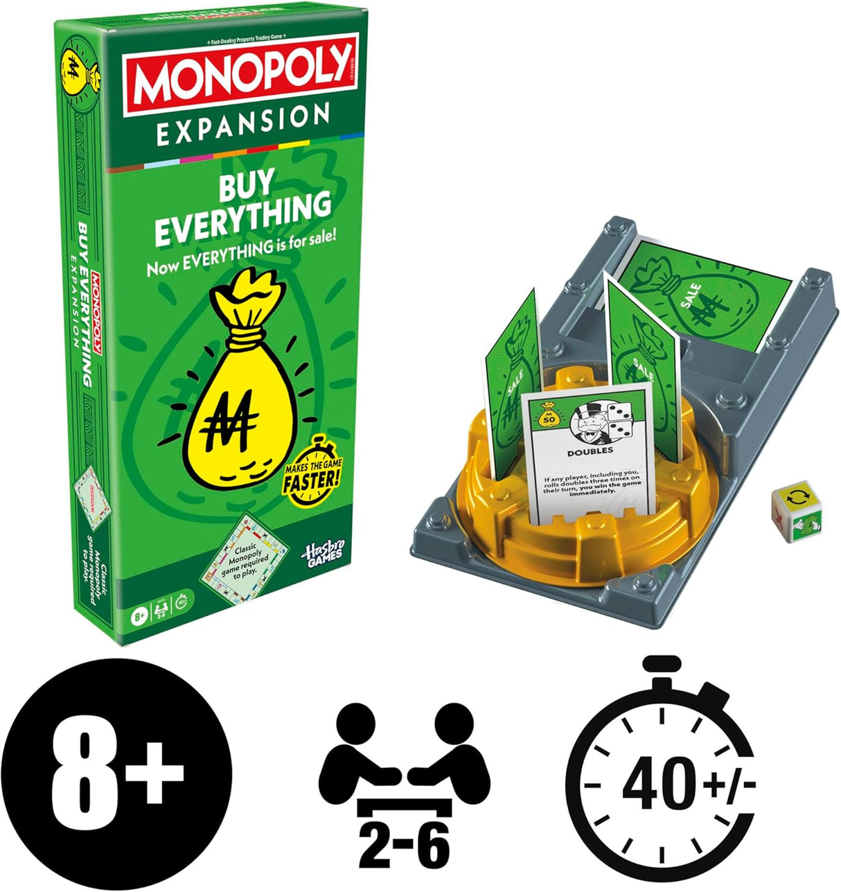 Hasbro Monopoly Buy Everything Expansion for Classic Board Game