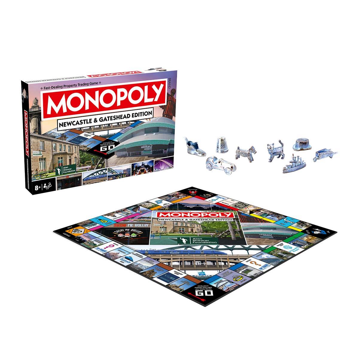 Winning Moves Monopoly Community: Newcastle & Gateshead Monopoly Board Game