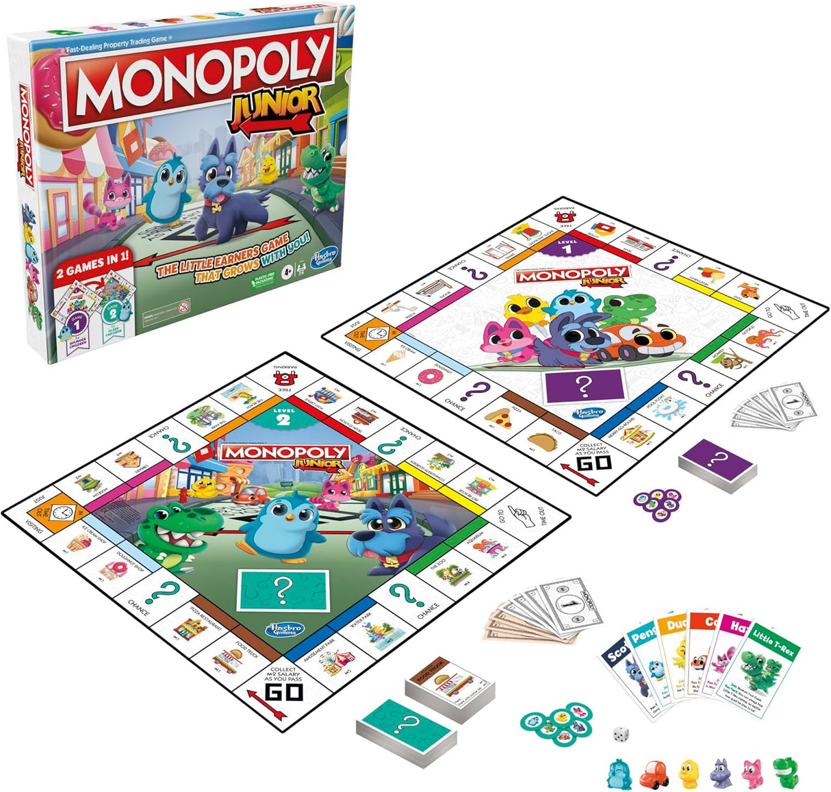 Hasbro Monopoly Junior 2-in-1 Board Game