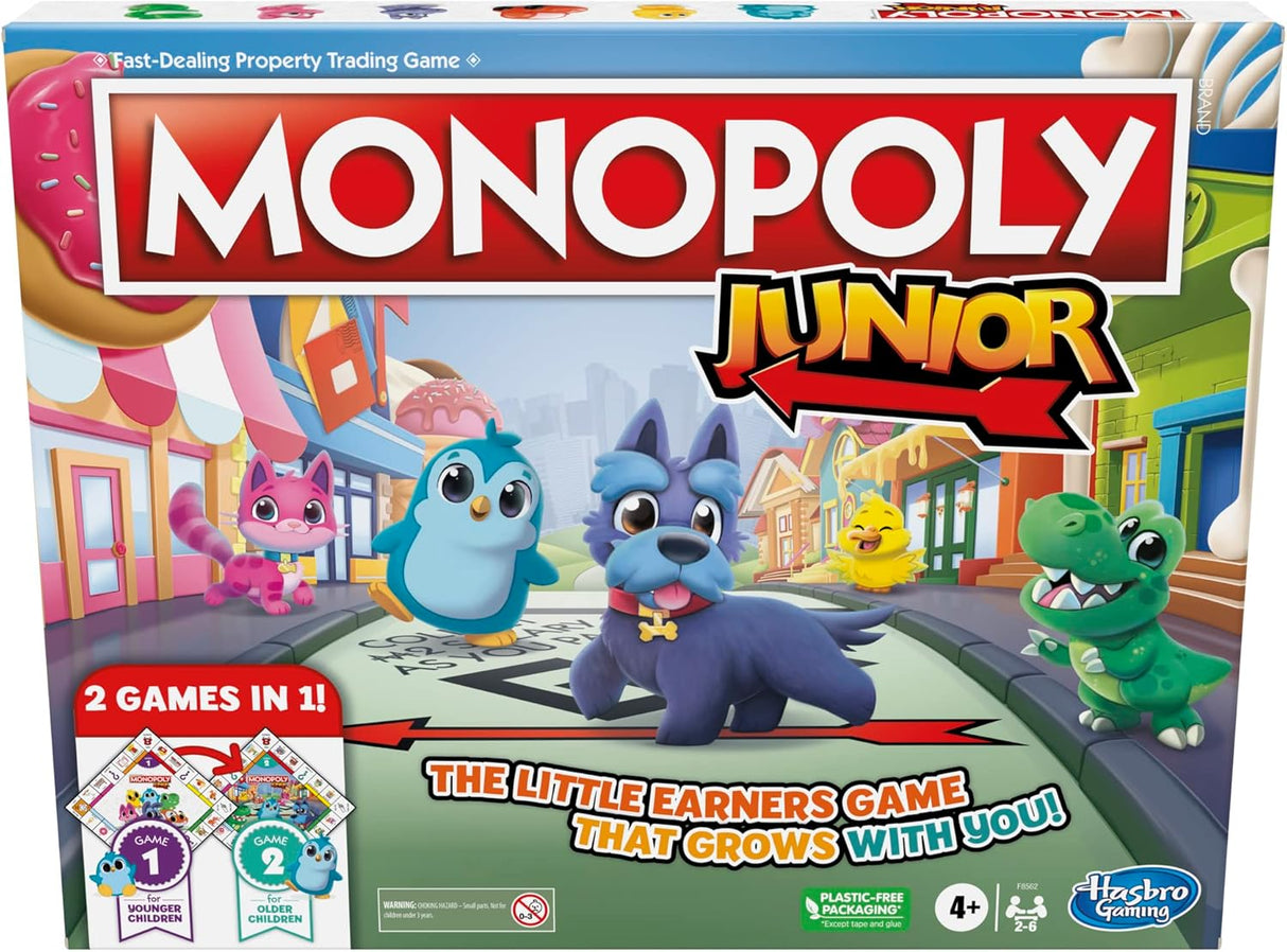 Hasbro Monopoly Junior 2-in-1 Board Game