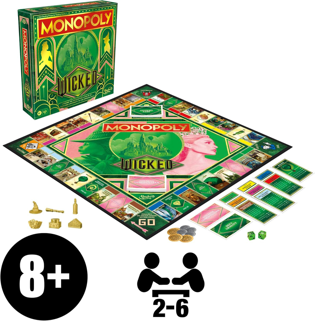 Hasbro Monopoly Wicked Board Game