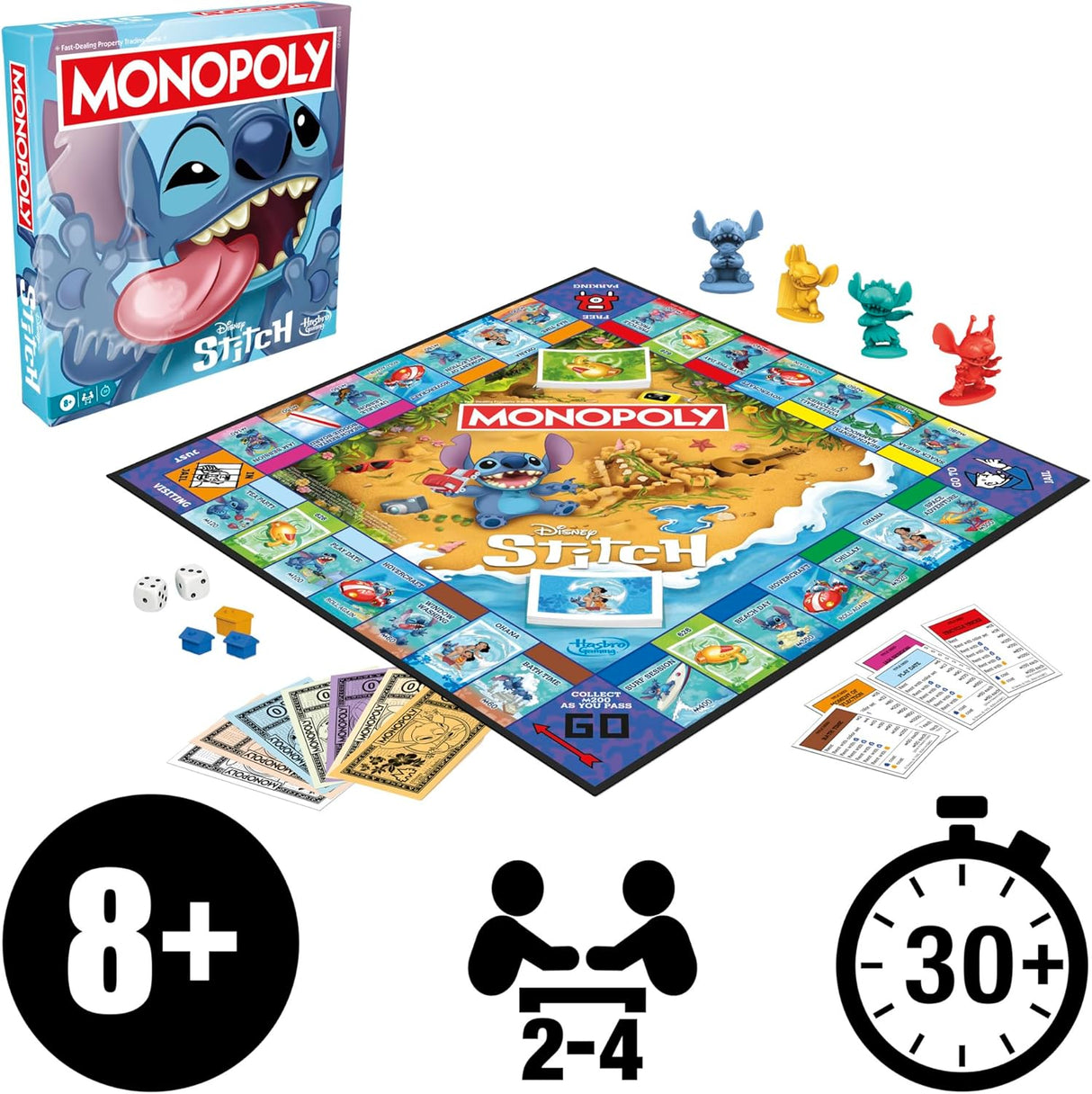 Hasbro Monopoly Stitch Board Game