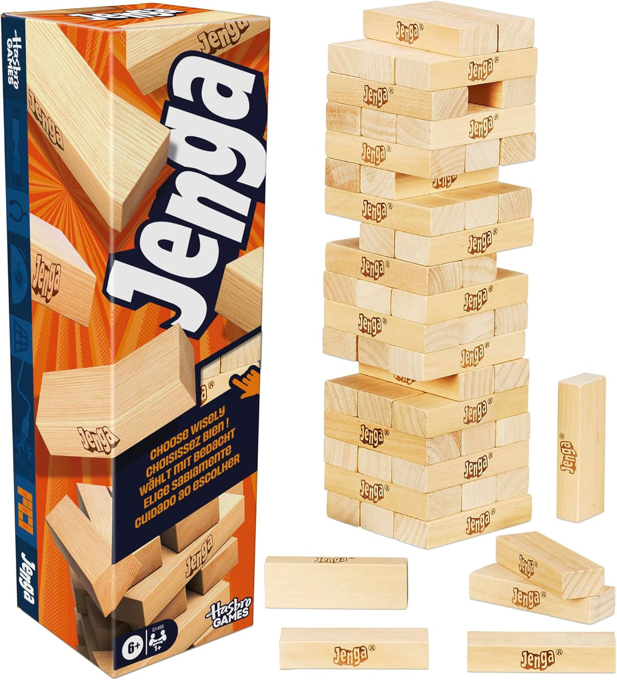 Hasbro Jenga Game (2025 Refresh)