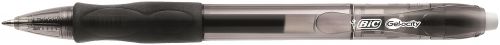 BIC Gelocity Grip Retractable Gel Rollerball Pen 0.7mm Tip Black (12pk)