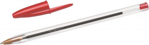 BIC Cristal Original Ballpoint Pen 1.0mm Tip Red (50pk)