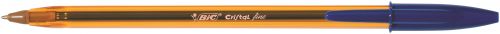 BIC Orange Ballpoint Pen 0.8mm Tip Blue (50pk)