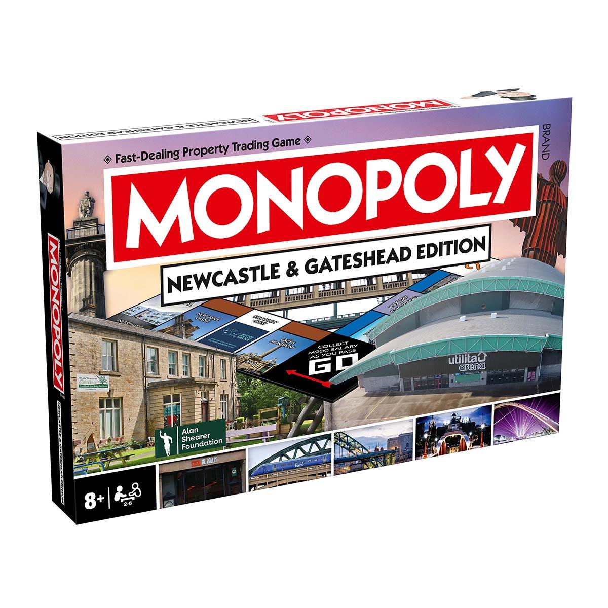 Winning Moves Monopoly Community: Newcastle & Gateshead Monopoly Board Game