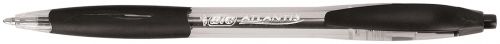 BIC Atlantis Retractable Ballpoint Pen 1.0mm Tip Black (12pk)