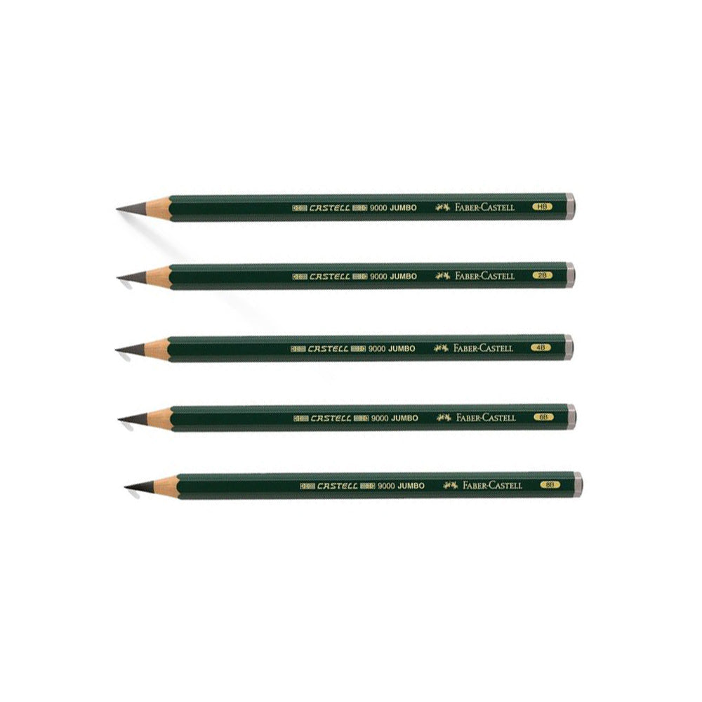 Faber-Castell Art & Graphic 9000 Jumbo Graphite Pencil (Assorted Grades)