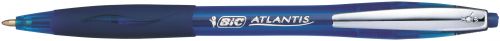 BIC Atlantis Premium Retractable Ballpoint Pen 1.0mm Tip Blue (12pk)