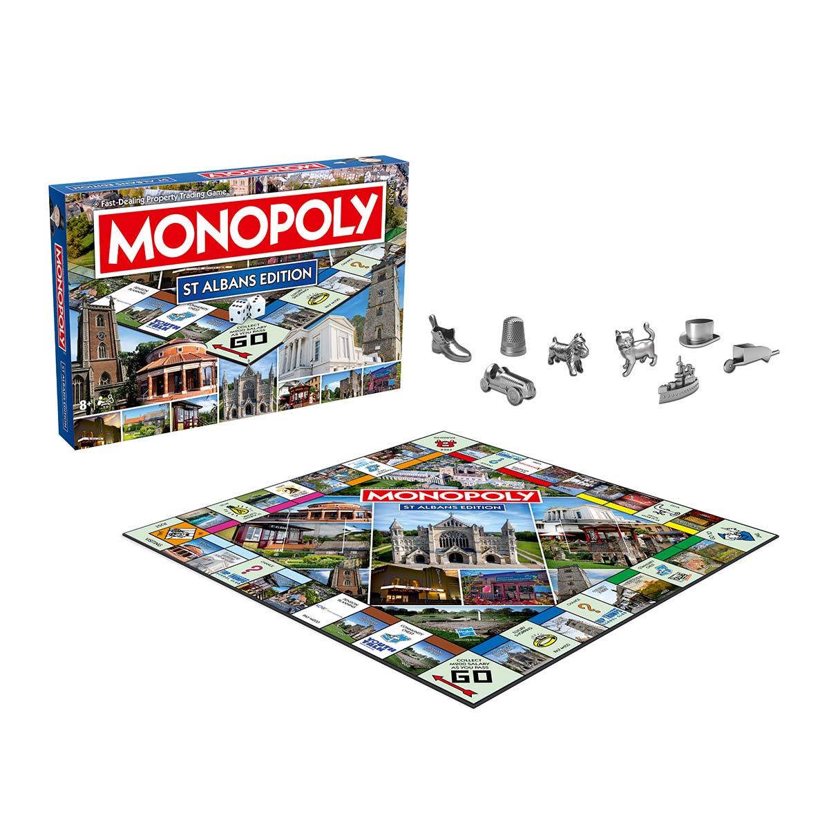 Winning Moves Monopoly Community: St Albans Board Game
