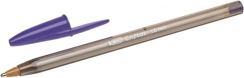 BIC Cristal Fun Ballpoint Pen 1.6mm Tip Purple (20pk)