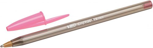 BIC Cristal Fun Ballpoint Pen 1.6mm Tip Pink (20pk)
