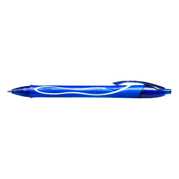BIC Gelocity Quick Dry Gel Retractable Rollerball Pen 0.7mm Tip Blue (12pk)