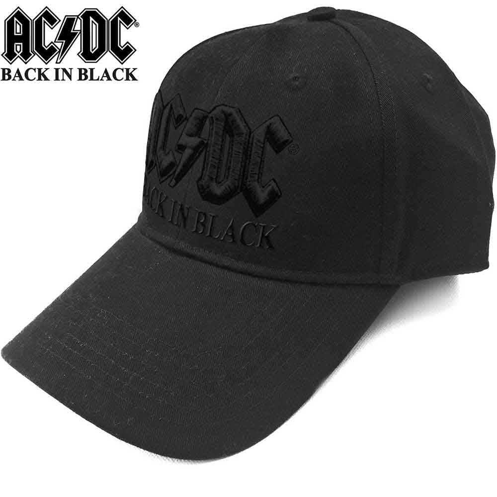 AC/DC Unisex Baseball Cap Back in Black