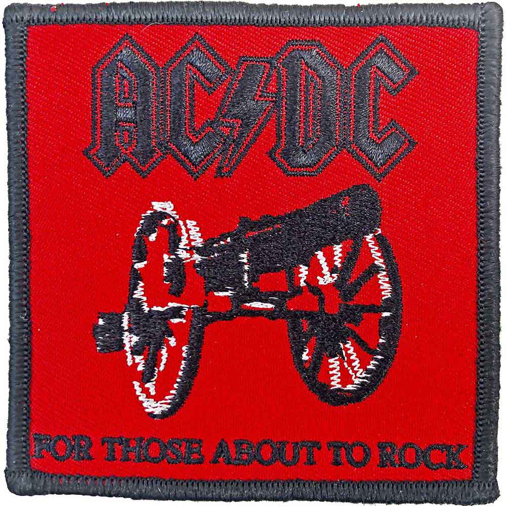 AC/DC Standard Iron-On Patch For Those About To Rock