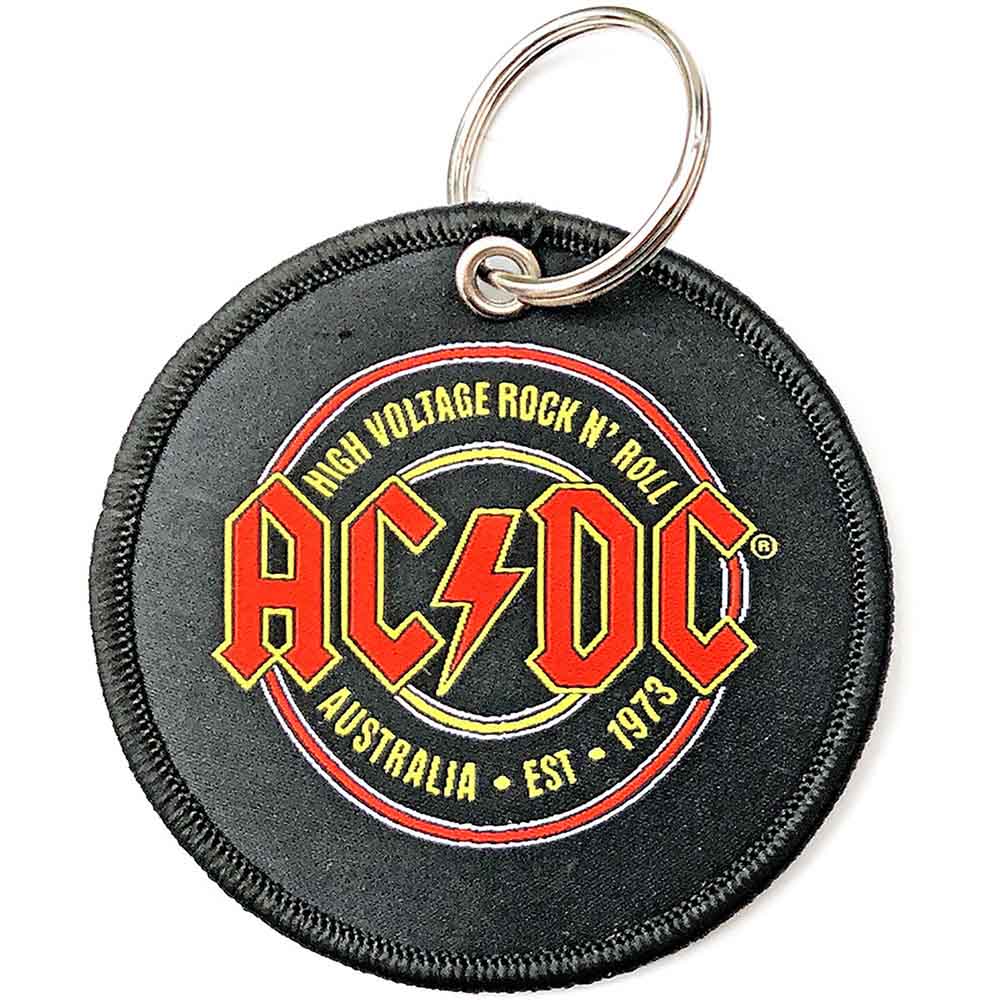 AC/DC Standard Keychain Est. 1973 (Embroidered Patch)