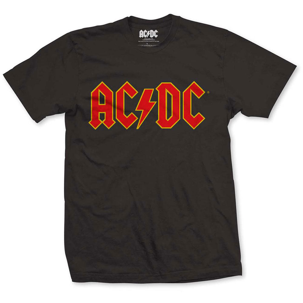AC/DC Unisex T-Shirt Black with Red Logo (XL)