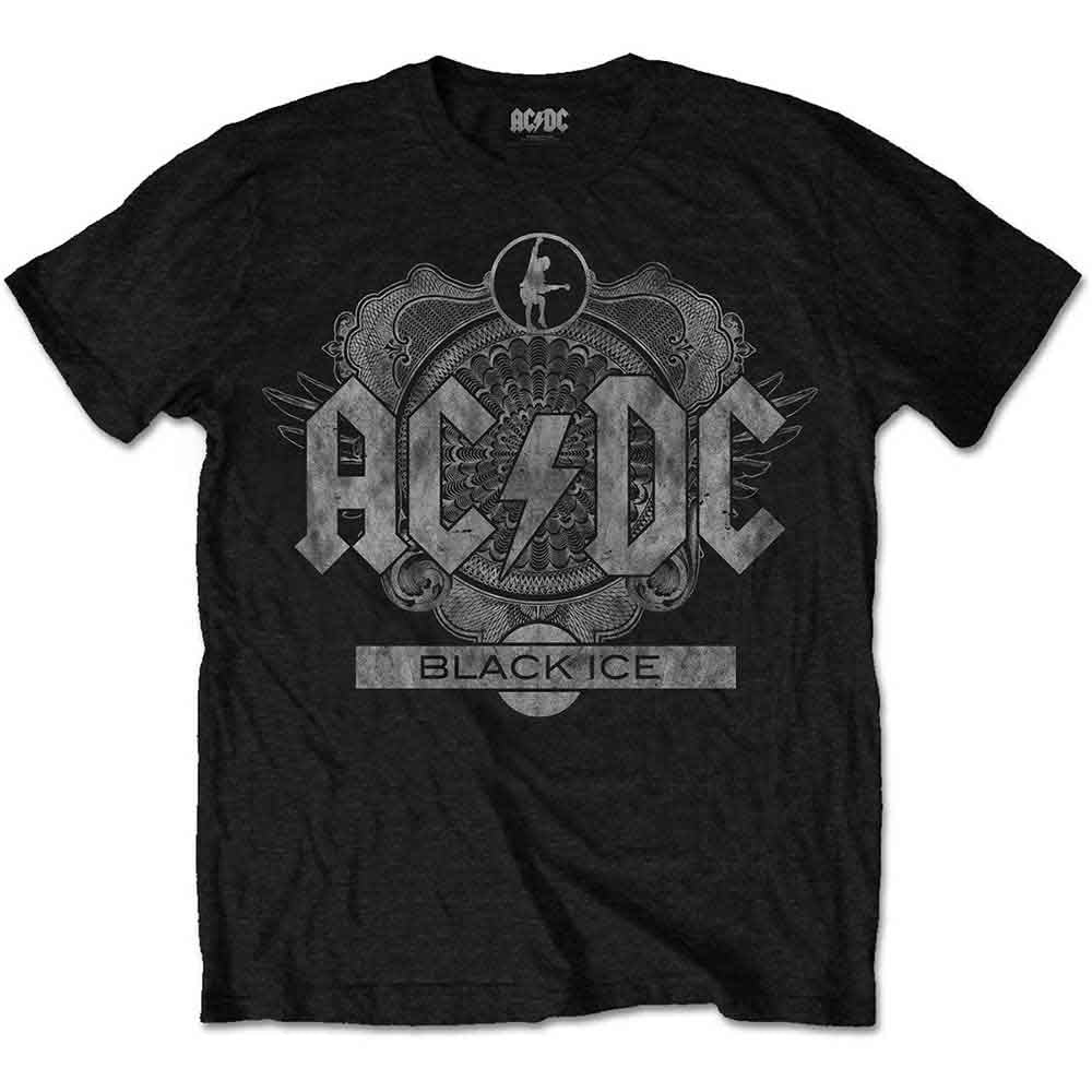 AC/DC Unisex T-Shirt Black Ice Black (XL)