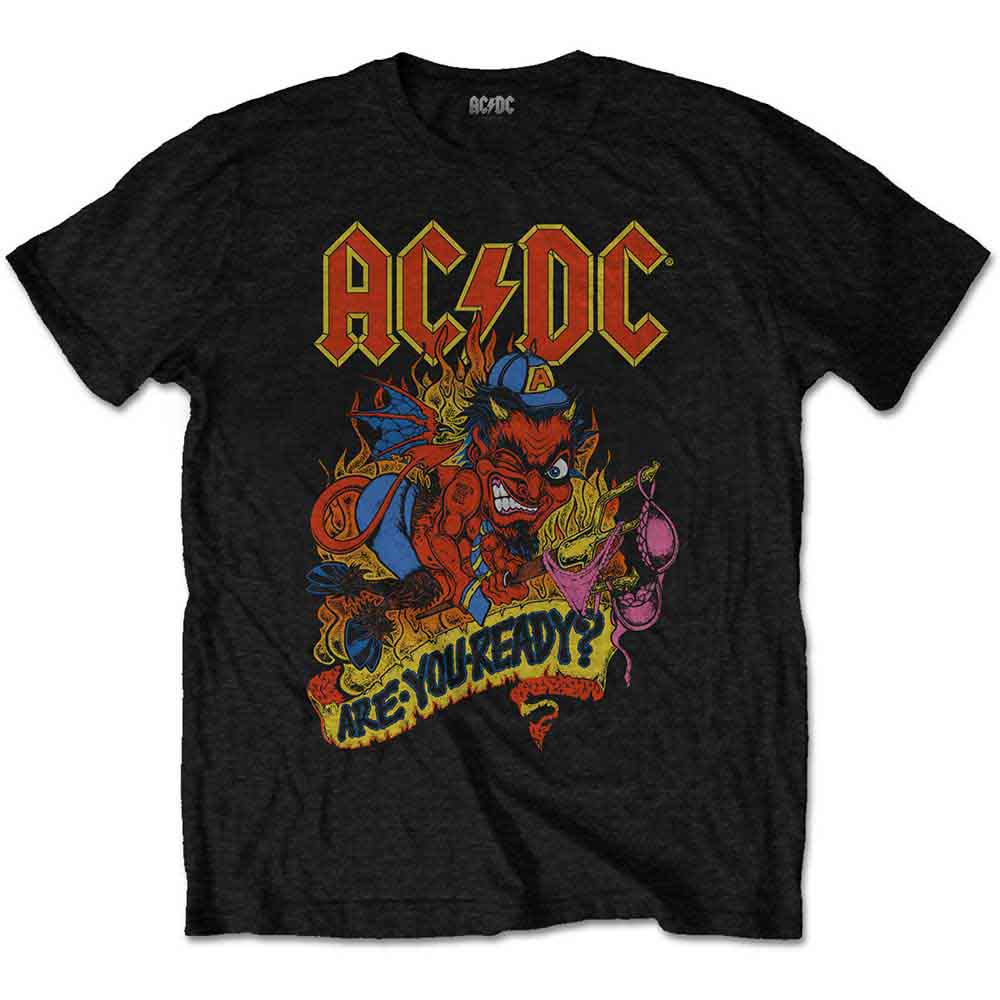AC/DC Unisex T-Shirt Are You Ready Black (XXL)