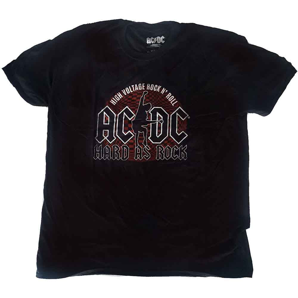 AC/DC Unisex T-Shirt Hard As Rock Black (L)