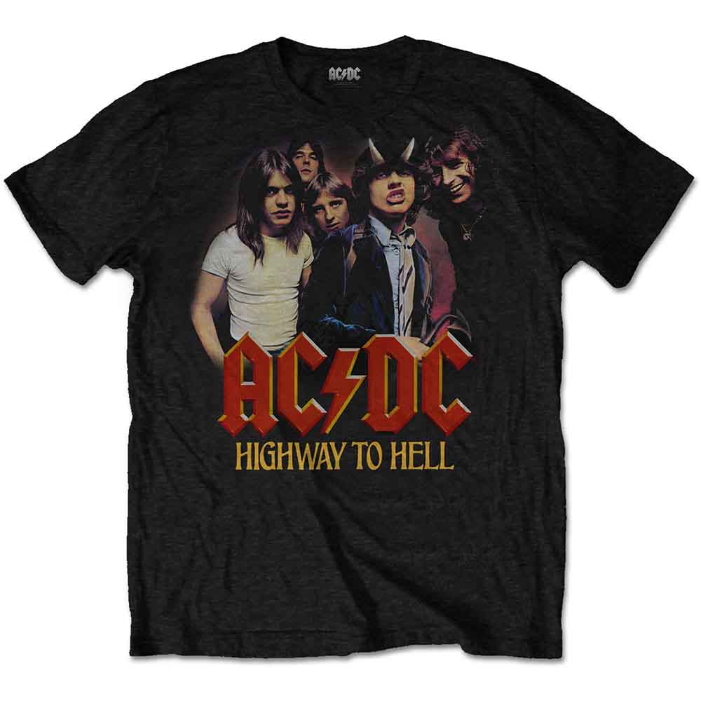 AC/DC Unisex T-Shirt H2H Band Black (S)