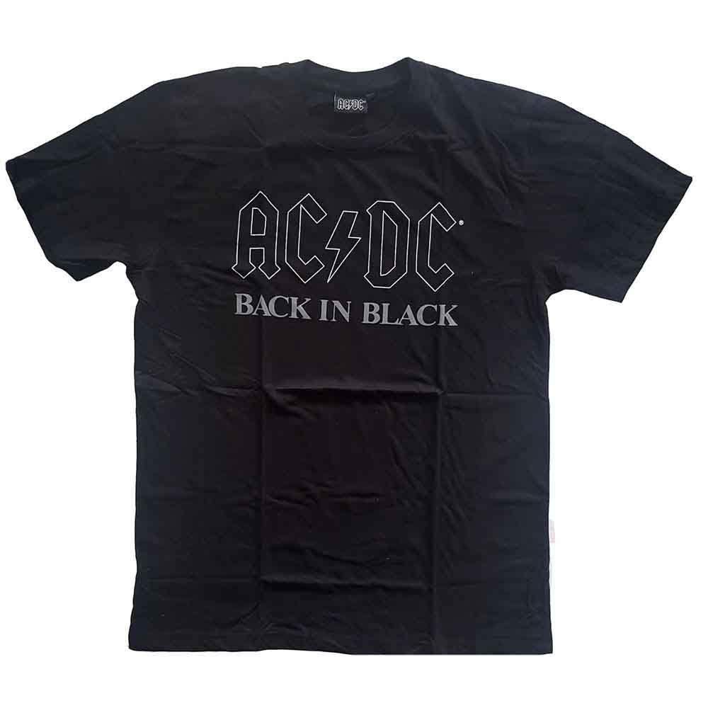 AC/DC Unisex T-Shirt Back In Black (XL)