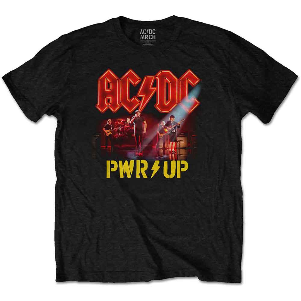 AC/DC Unisex T-Shirt Neon Live Black (XXL)