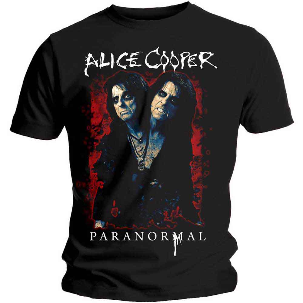 Alice Cooper Unisex T-Shirt Paranormal Splatter (L)