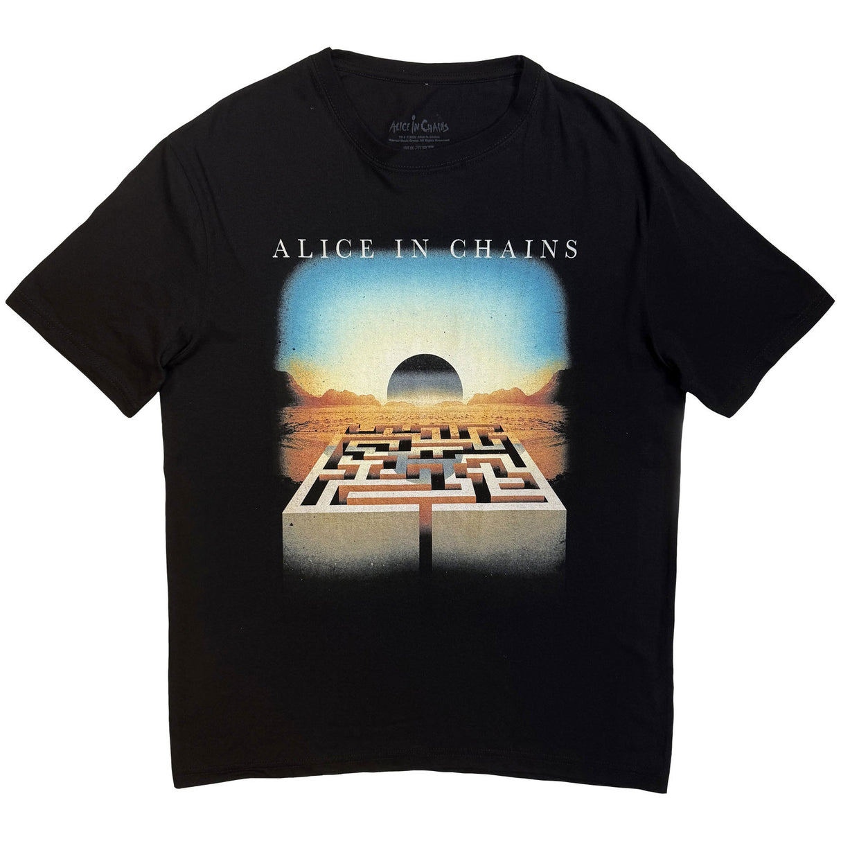 Alice In Chains Unisex T-Shirt Maze Scape Black (M)