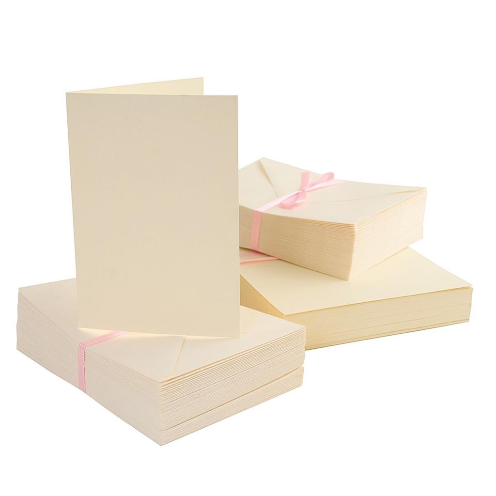 Anita's Cards & Envelopes A6 240gsm Cream (100pk)