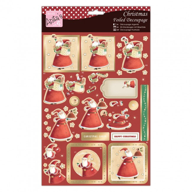 Anita's Foiled Decoupage - Christmas Cheer