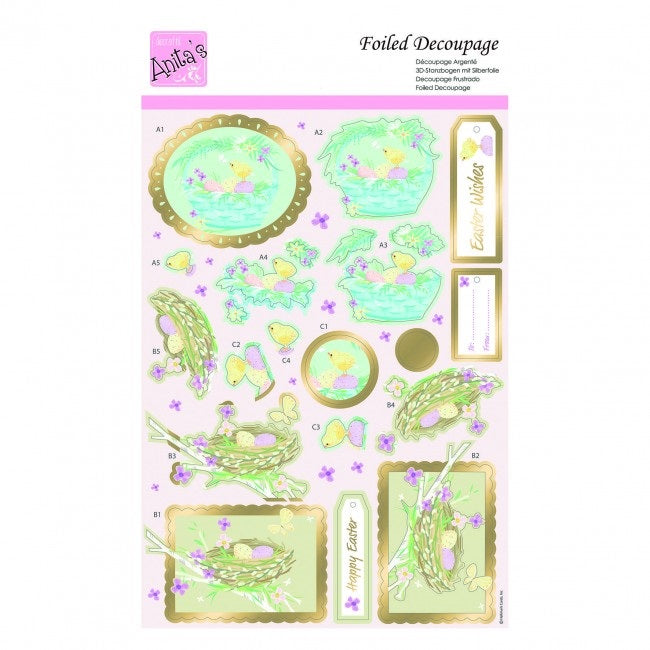 Anita's Foiled Decoupage - Ready to Hatch