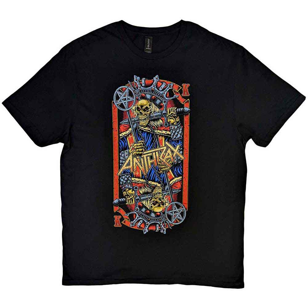Anthrax Men's T-Shirt Black Evil King (M)