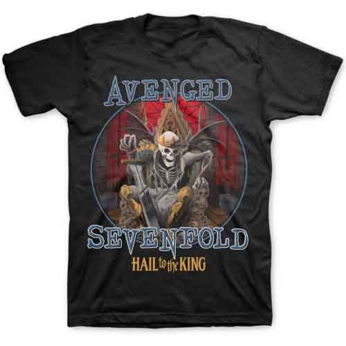 Avenged Sevenfold Men's T-Shirt Black Deadly Rule (S)