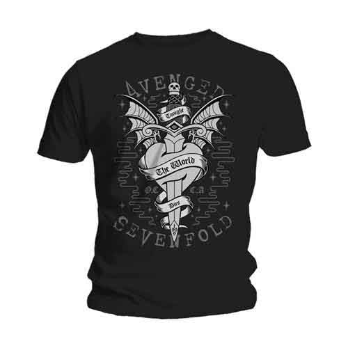 Avenged Sevenfold Men's T-Shirt Black Cloak & Dagger (M)