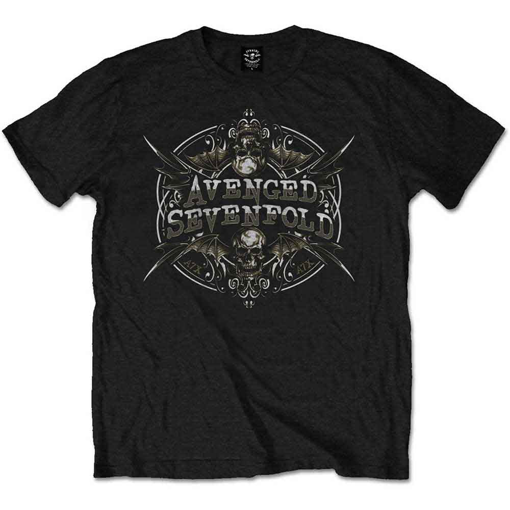 Avenged Sevenfold Men's T-Shirt Black Reflections (XL)