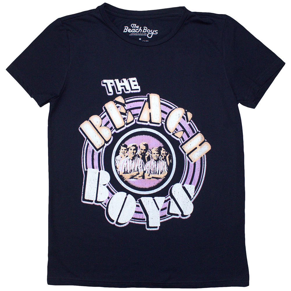 The Beach Boys Ladies T-Shirt Vintage Photo Blue (L)