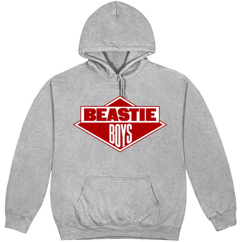 The Beastie Boys Unisex Pullover Hoodie Diamond Logo Grey (L)