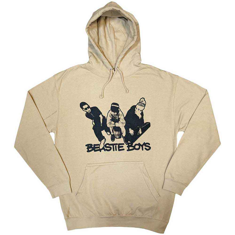 The Beastie Boys Unisex Pullover Hoodie Check Your Head Sand (S)